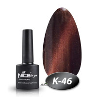 Гель лак Nice кошачий глаз К - 46